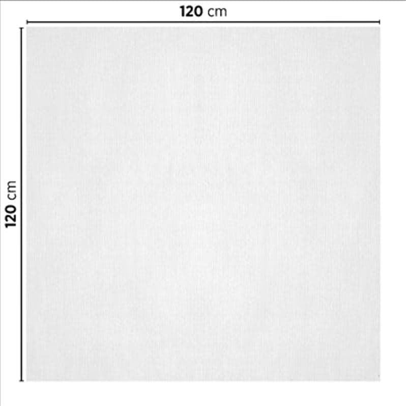 MANTELES PLEGADOS 120×120 CM CELULOSA BLANCO (20 UNIDADES) - Imagen 1